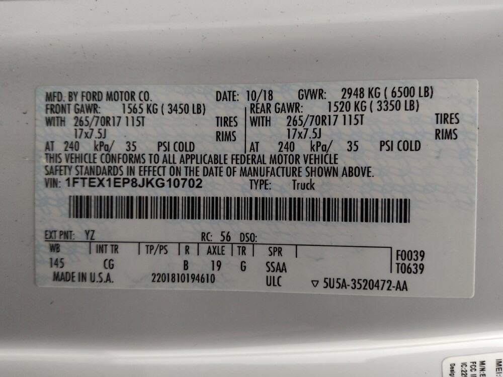 2018 Ford F150 in Denver, CO 80012 - 18112205 33