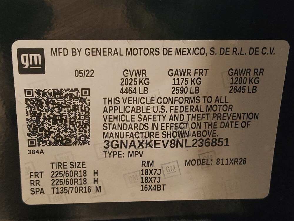 2022 Chevrolet Equinox in Tulsa, OK 74145 - 18112312 33