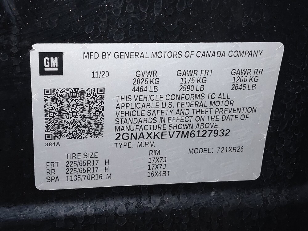 2021 Chevrolet Equinox in Tulsa, OK 74145 - 18112314 33