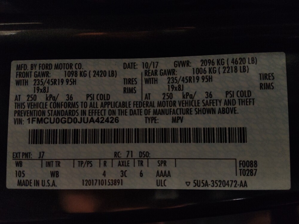 2018 Ford Escape in Glendale, AZ 85301 - 18112332 33