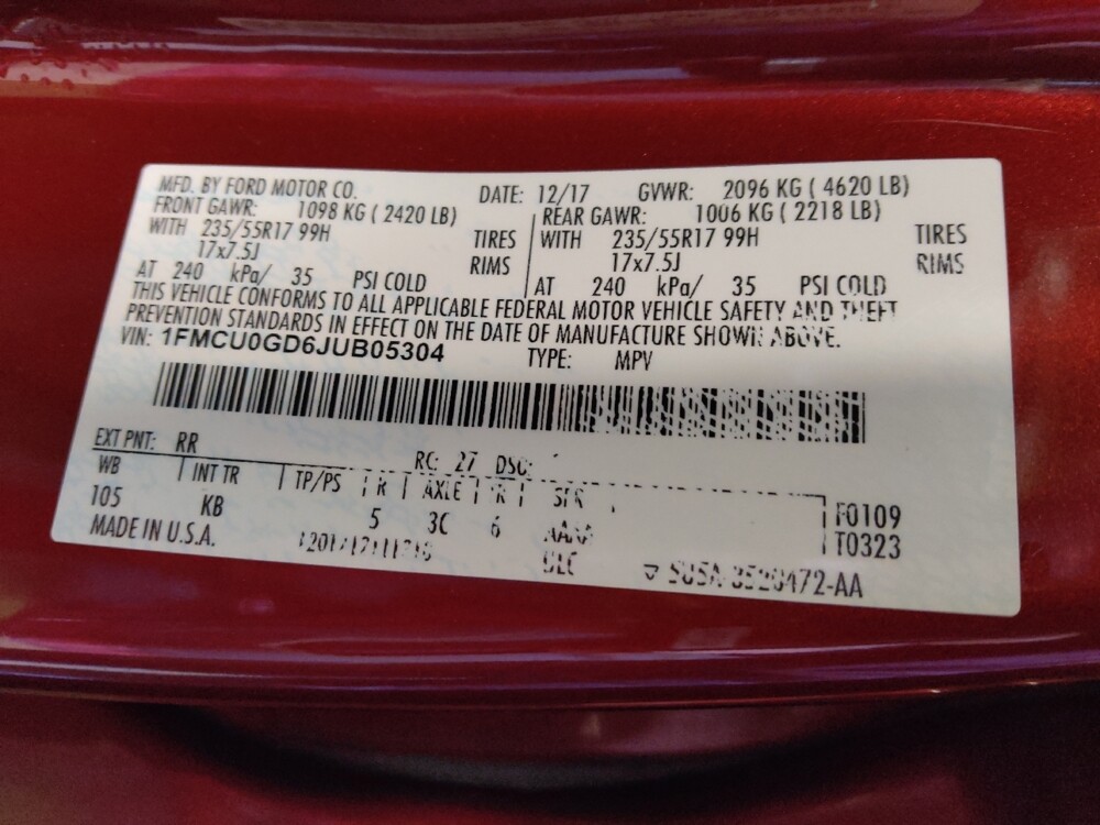 2018 Ford Escape in Phoenix, AZ 85015 - 18112333 33