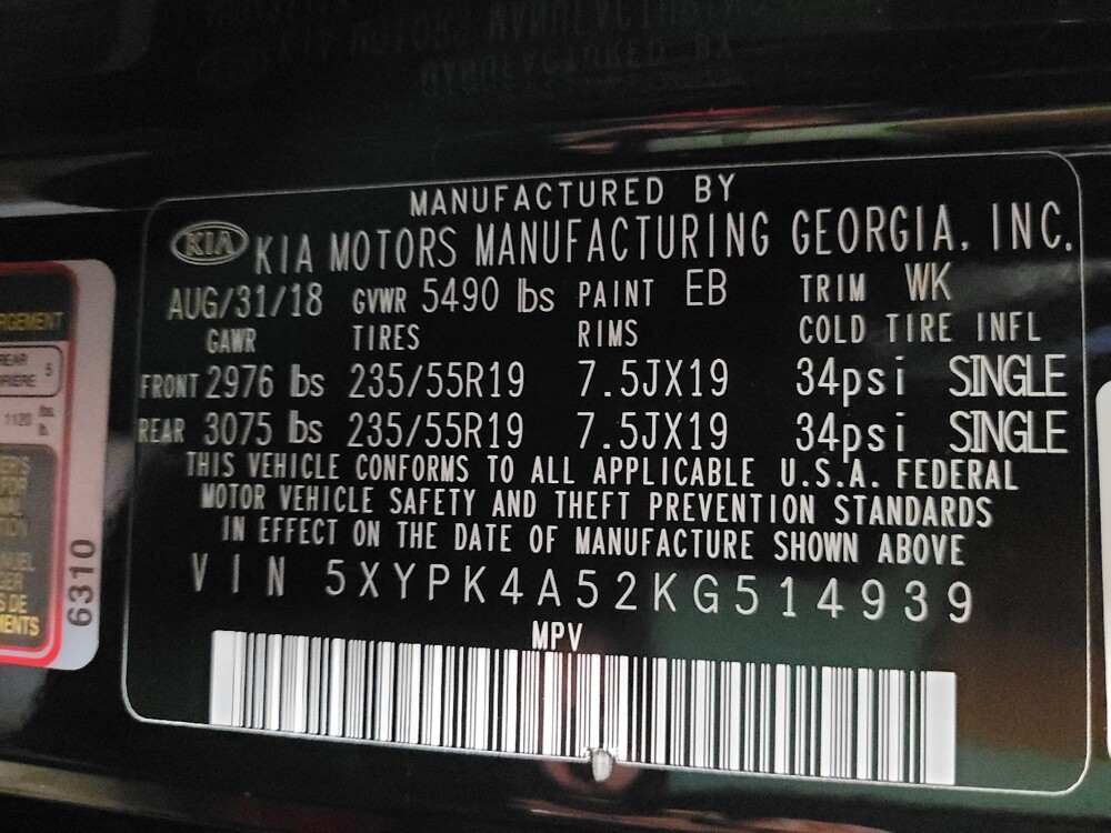 2019 Kia Sorento in Jacksonville, FL 32210 - 18112355 33