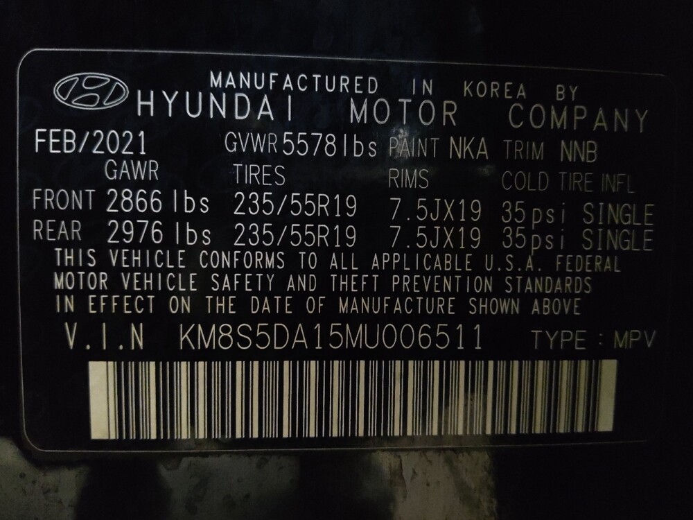 2021 Hyundai Santa Fe in Jacksonville, FL 32210 - 18112364 33