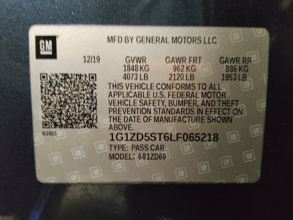 2020 Chevrolet Malibu in Salem, VA 24153 - 18112383 33