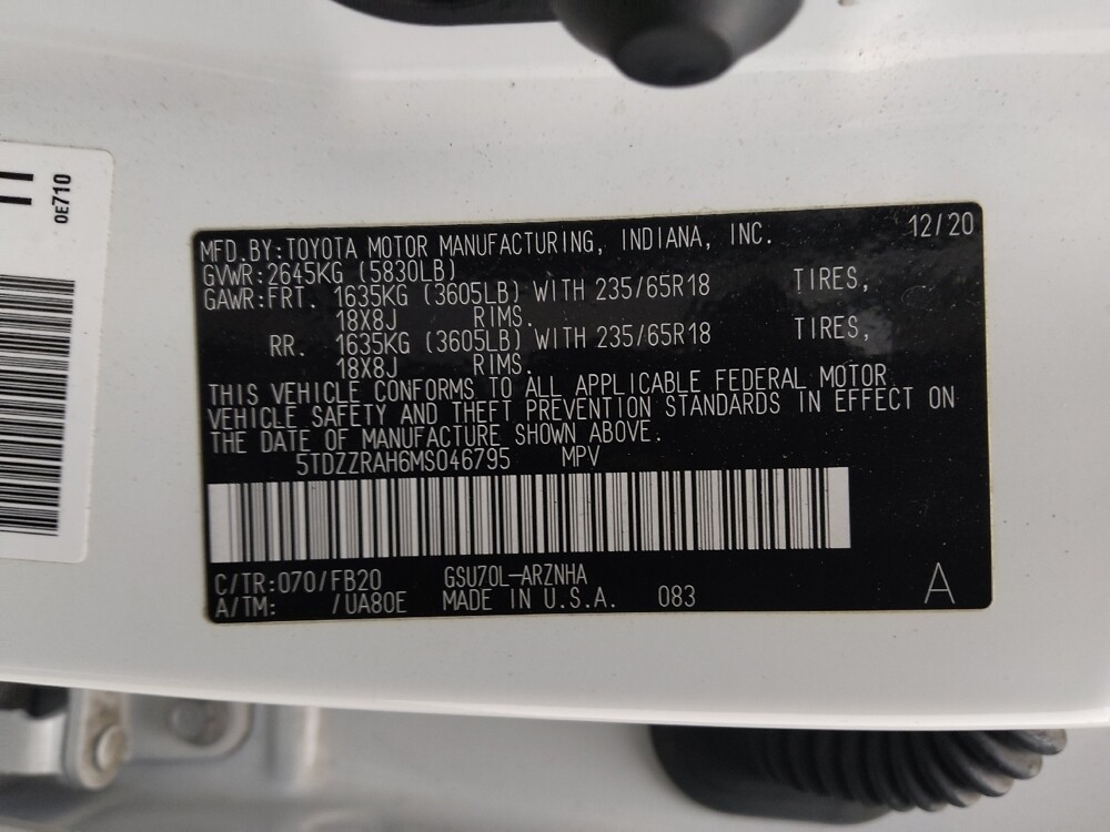 2021 Toyota Highlander in Lakewood, CO 80215 - 18112386 33