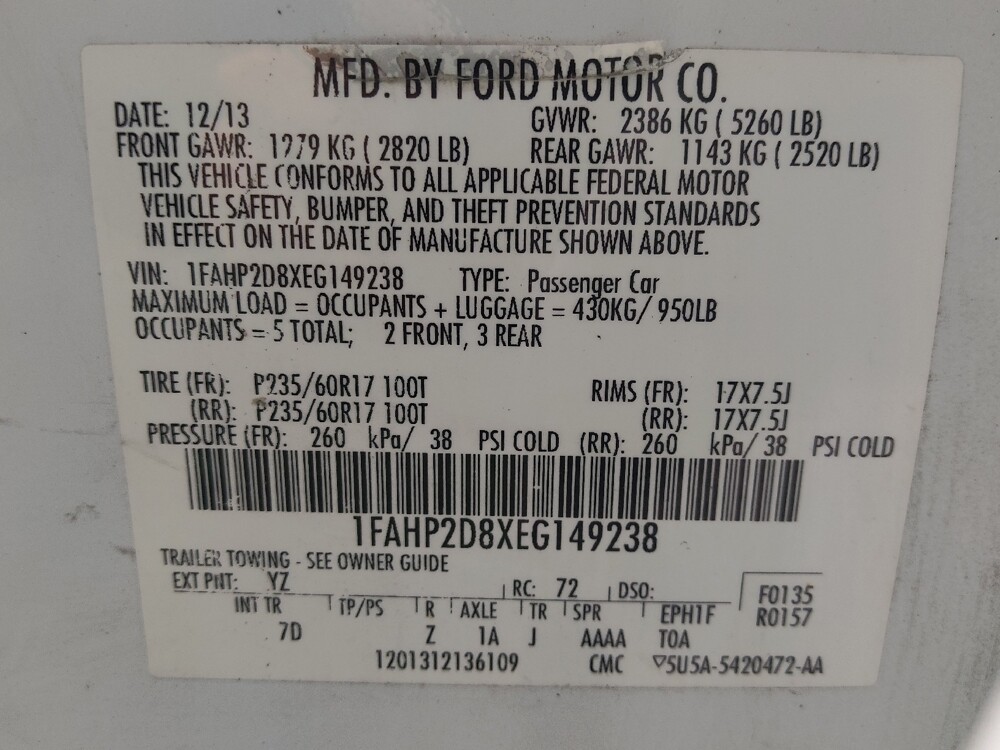 2014 Ford Taurus in Temple, TX 76502 - 18112392 33