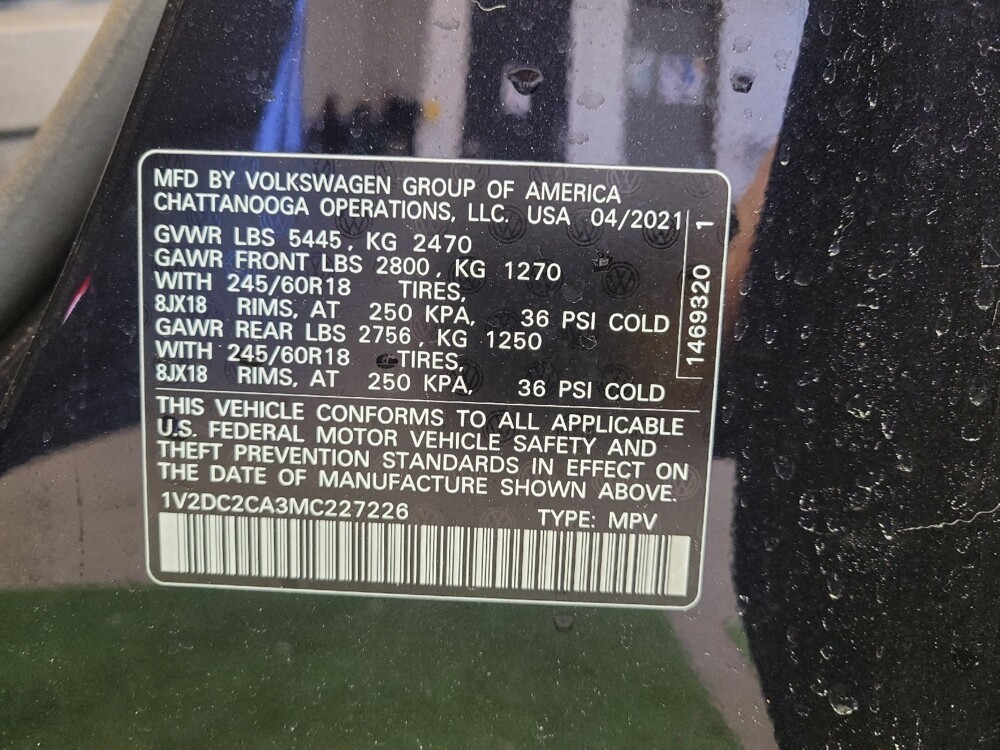 2021 Volkswagen Atlas in Maple Heights, OH 44137 - 18112409 33