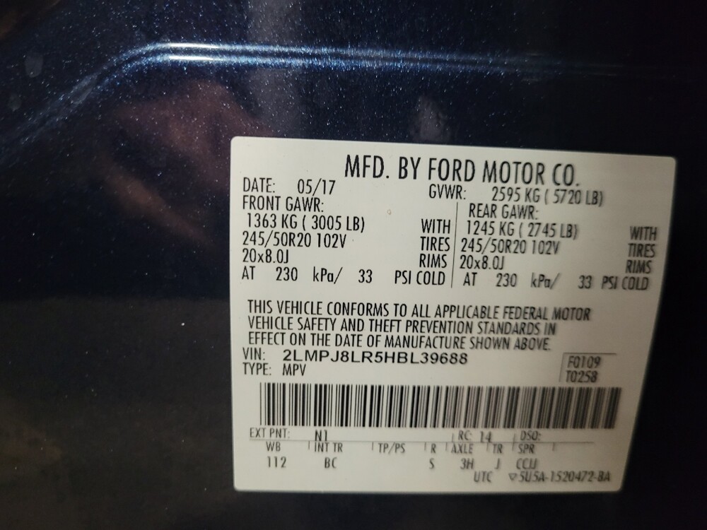 2017 Lincoln MKX in Chesapeake, VA 23320 - 18112424 33