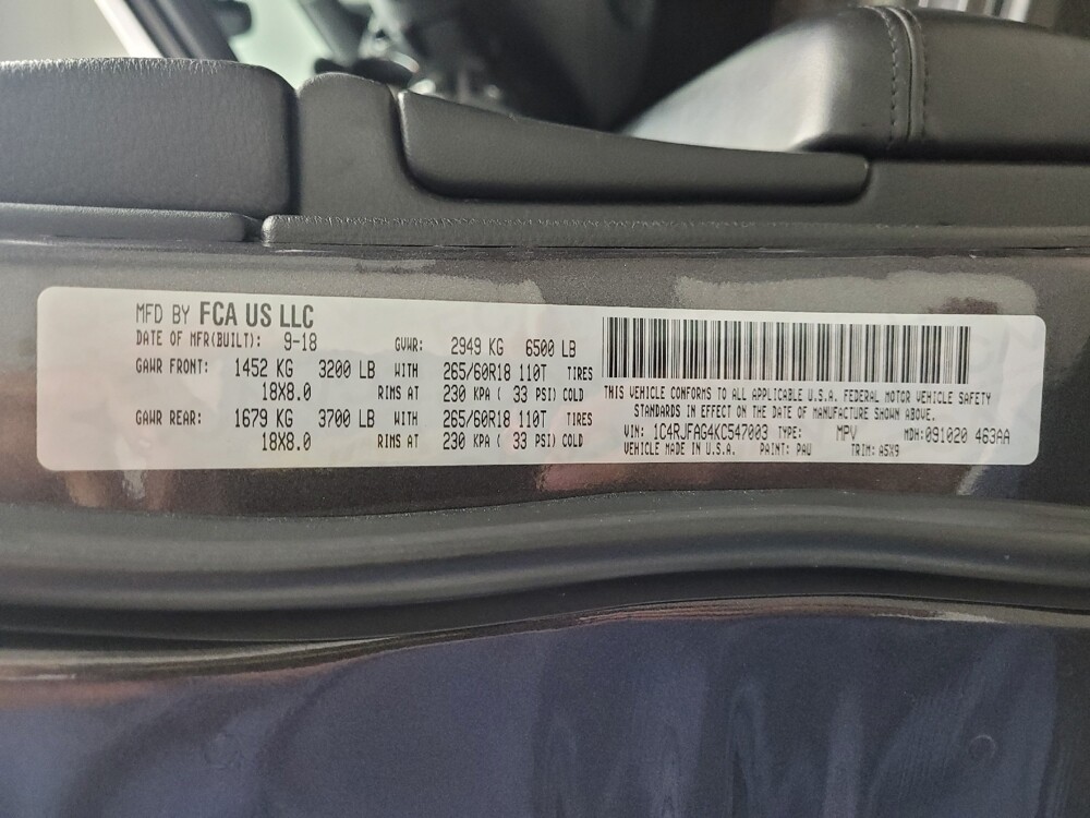 2019 Jeep Grand Cherokee in Eastpointe, MI 48021 - 18112438 33