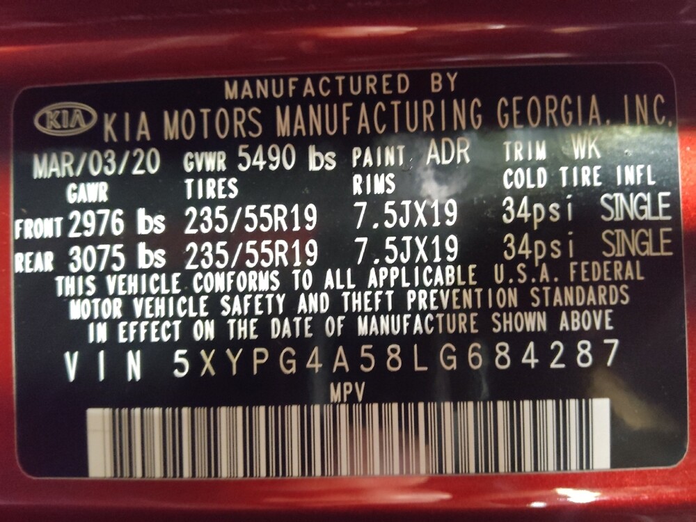 2020 Kia Sorento in Gainesville, FL 32609 - 18112447 33