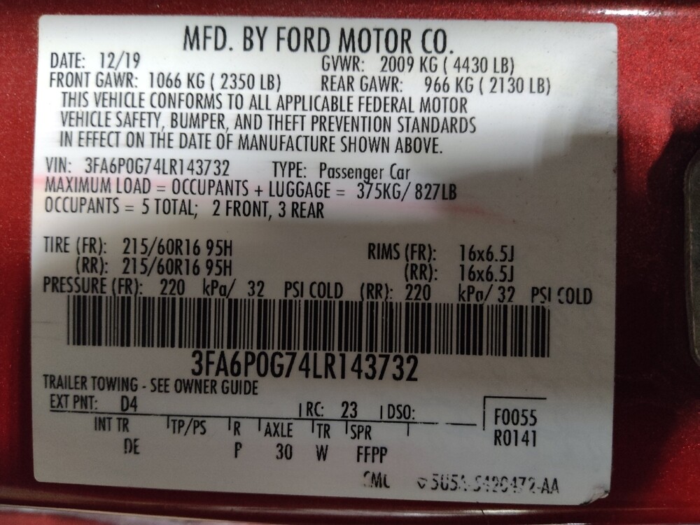 2020 Ford Fusion in Orlando, FL 32808 - 18112457 33