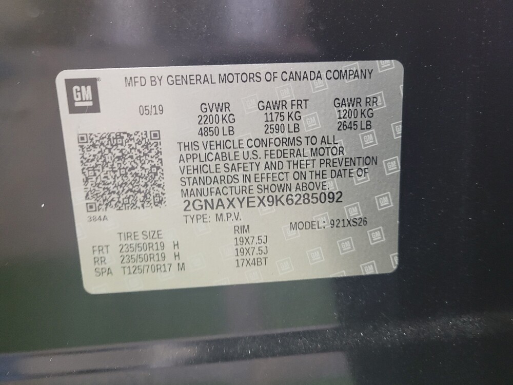 2019 Chevrolet Equinox in Maple Heights, OH 44137 - 18112483 33