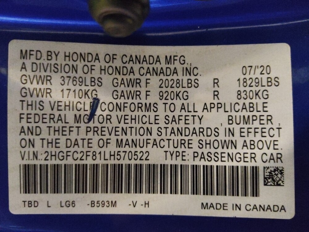 2020 Honda Civic in Phoenix, AZ 85015 - 18112486 33