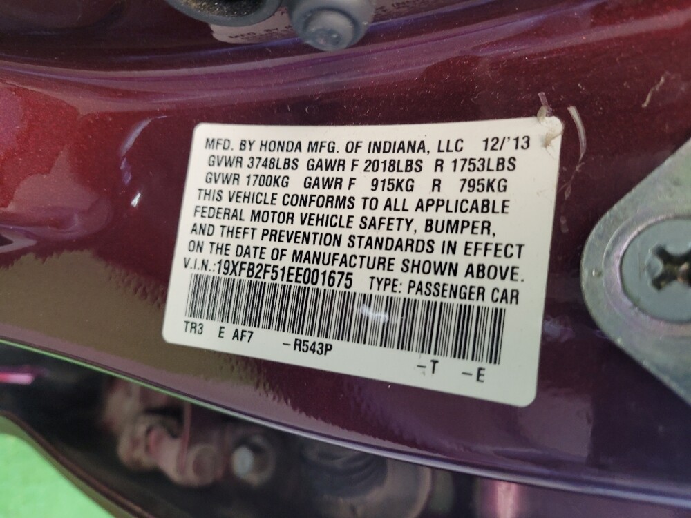 2014 Honda Civic in Louisville, KY 40258 - 18112492 33