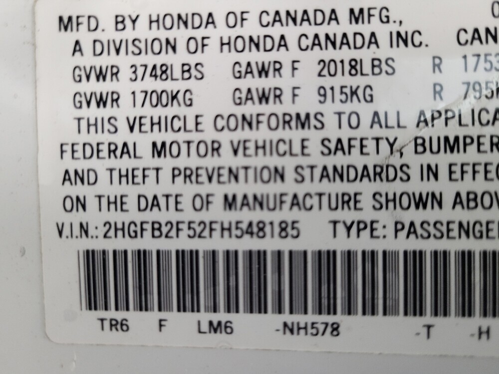 2015 Honda Civic in Las Vegas, NV 89104 - 18112502 33