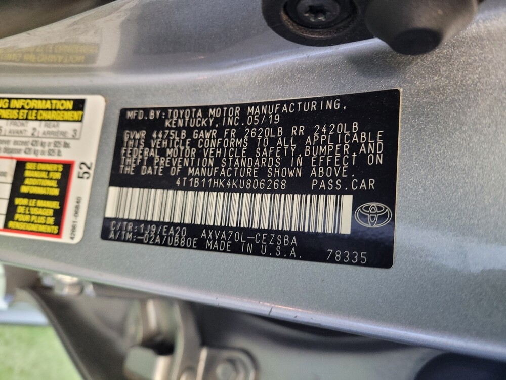 2019 Toyota Camry in Toledo, OH 43617 - 18112506 33