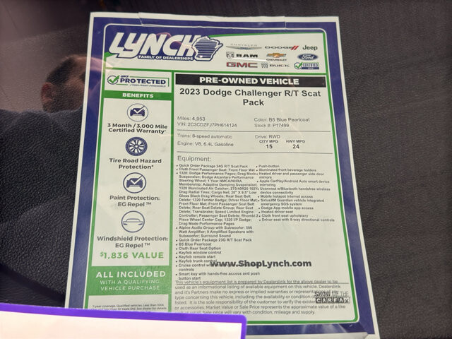 2023 Dodge Challenger in Burlington, WI 53105 - 18112547 31