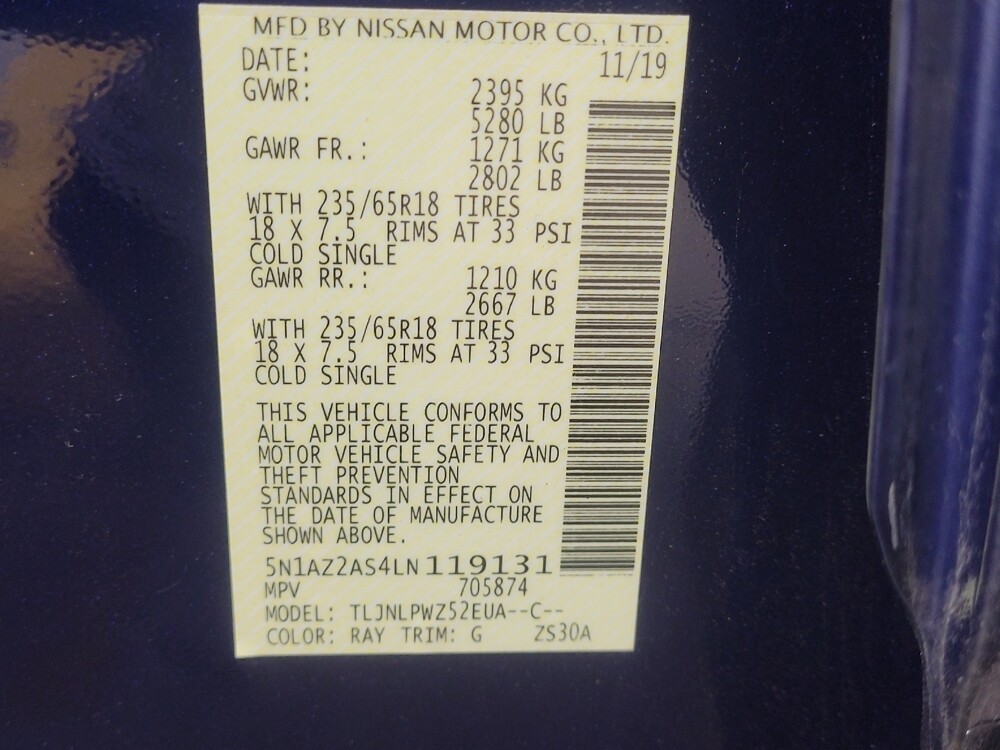 2020 Nissan Murano in Augusta, GA 30907 - 18112588 33