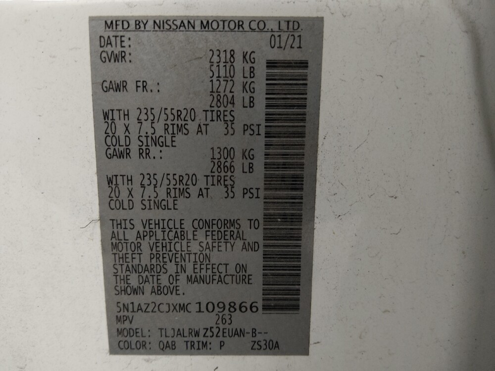 2021 Nissan Murano in Augusta, GA 30907 - 18112592 33