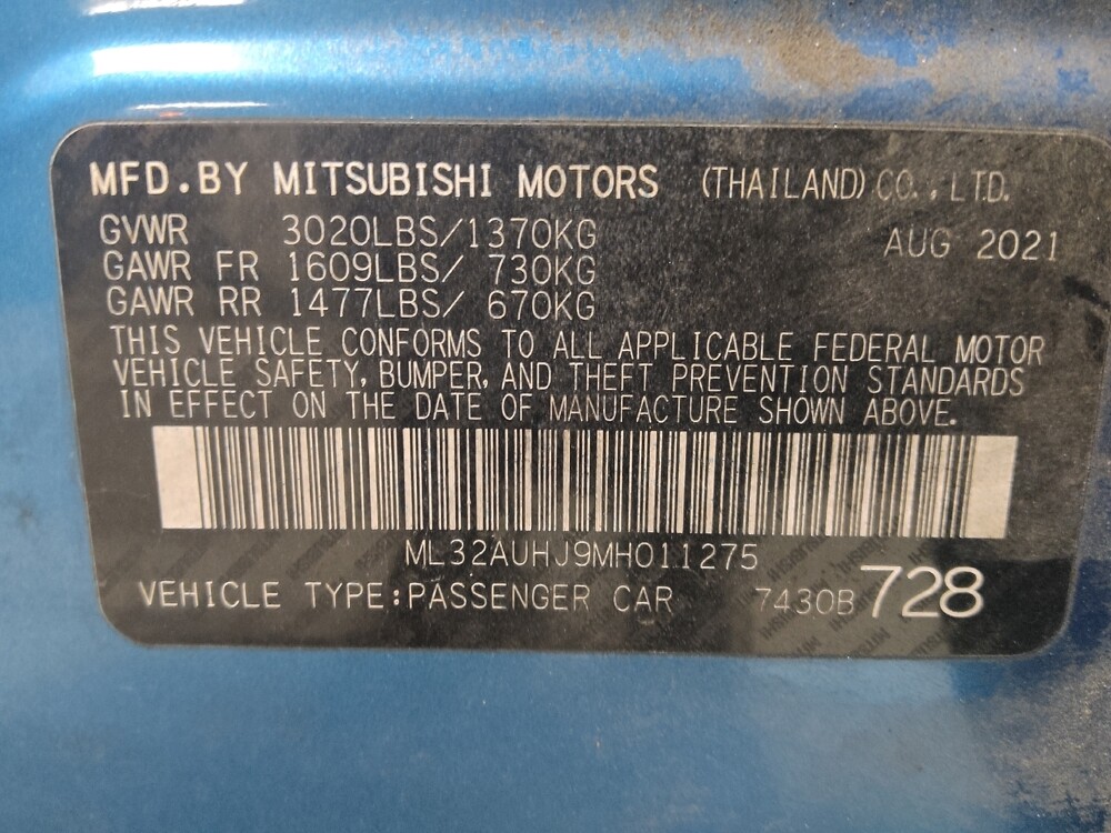 2021 Mitsubishi Mirage in Chattanooga, TN 37421 - 18112594 33