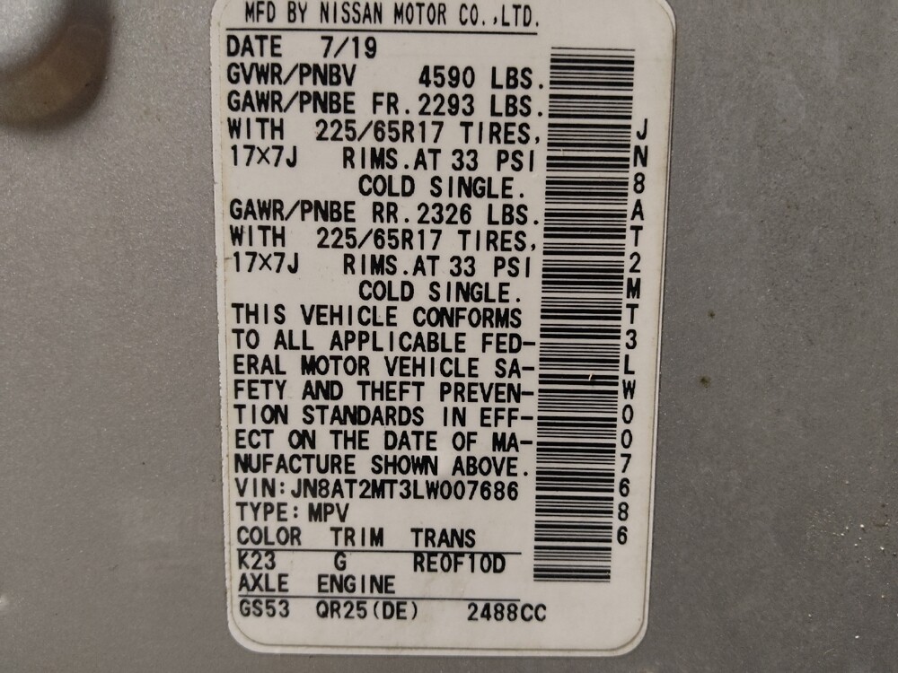 2020 Nissan Rogue in Albany, GA 31705 - 18112596 33