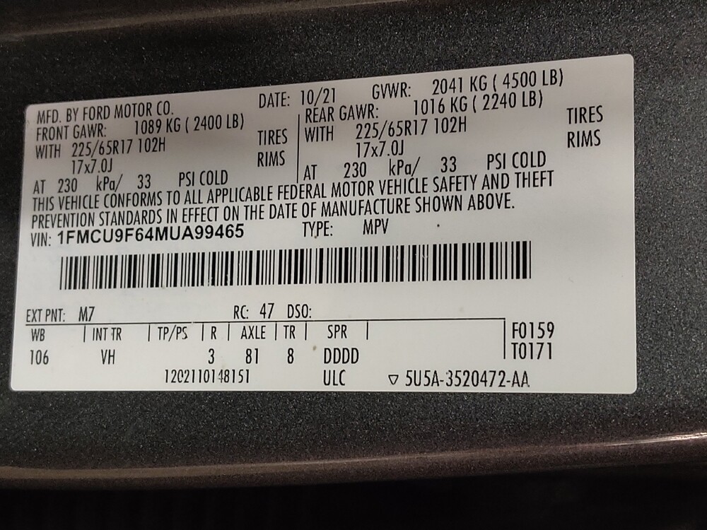 2021 Ford Escape in Fort Worth, TX 76116 - 18112616 33