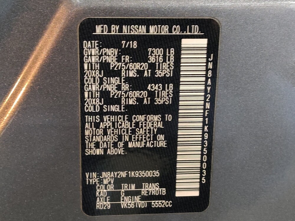 2019 Nissan Armada in Arlington, TX 76011 - 18112621 33