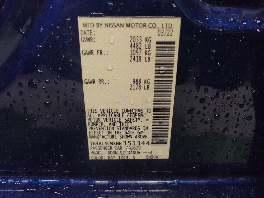 2022 Nissan Altima in Lakeland, FL 33815 - 18112637 33