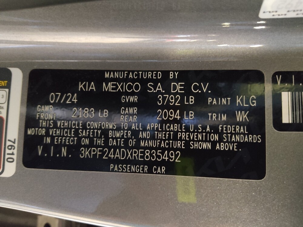 2024 Kia Forte in Lakeland, FL 33815 - 18112642 33