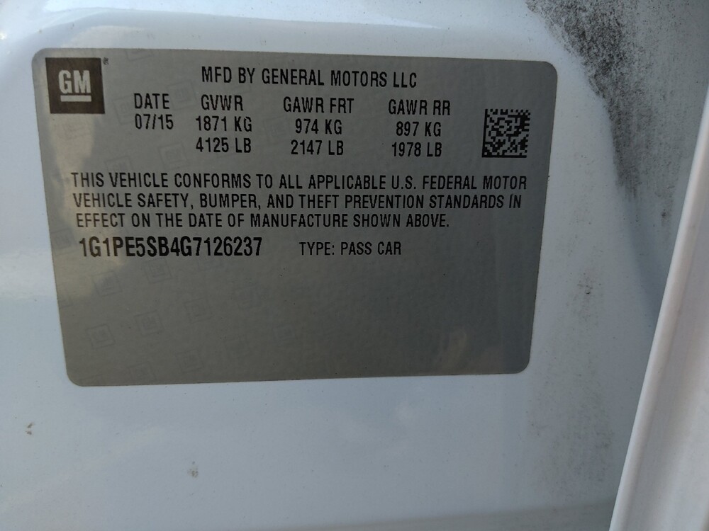 2016 Chevrolet Cruze in Tampa, FL 33612 - 18112654 33