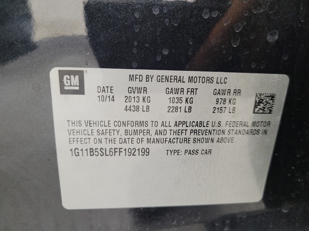 2015 Chevrolet Malibu in Las Vegas, NV 89104 - 18112659 33