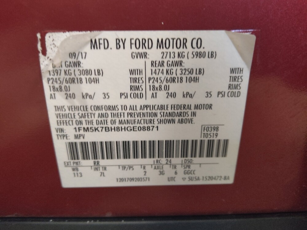 2017 Ford Explorer in Pensacola, FL 32505 - 18112700 33