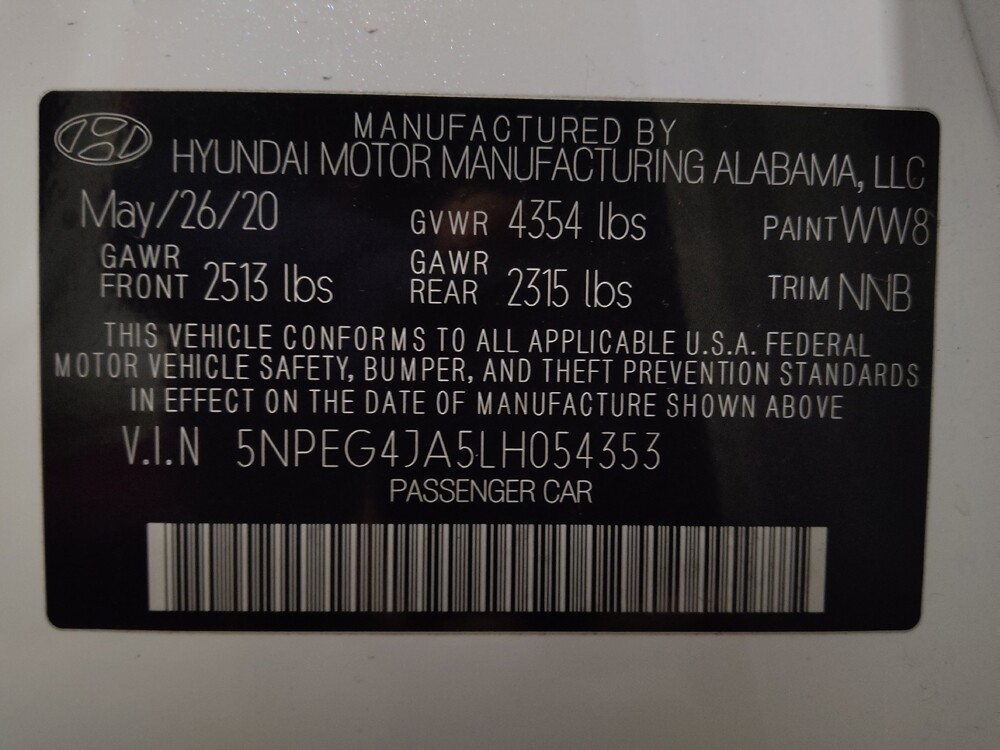 2020 Hyundai Sonata in Raleigh, NC 27604 - 18112701 33