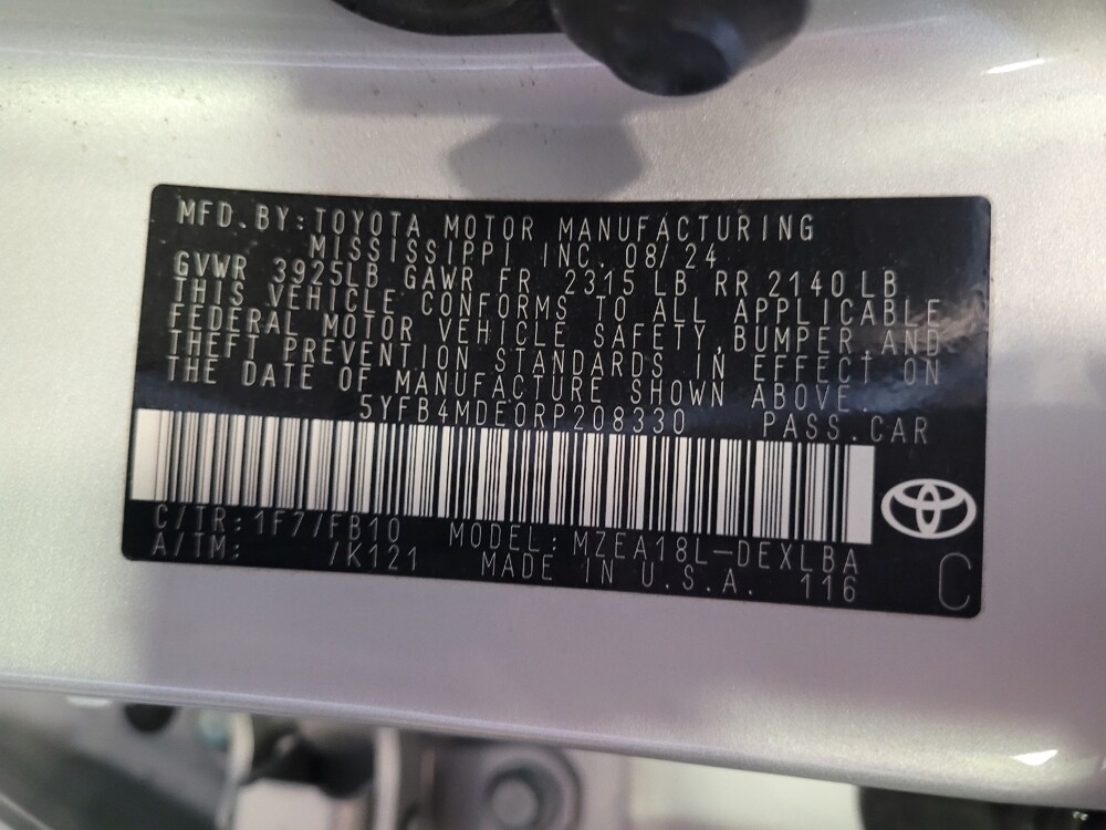 2024 Toyota Corolla in Gastonia, NC 28056 - 18112723 33