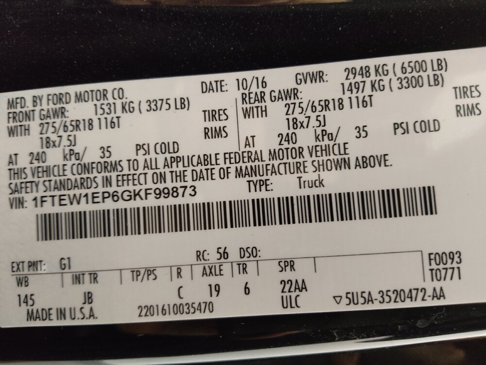 2016 Ford F150 in Denver, CO 80012 - 18112751 33