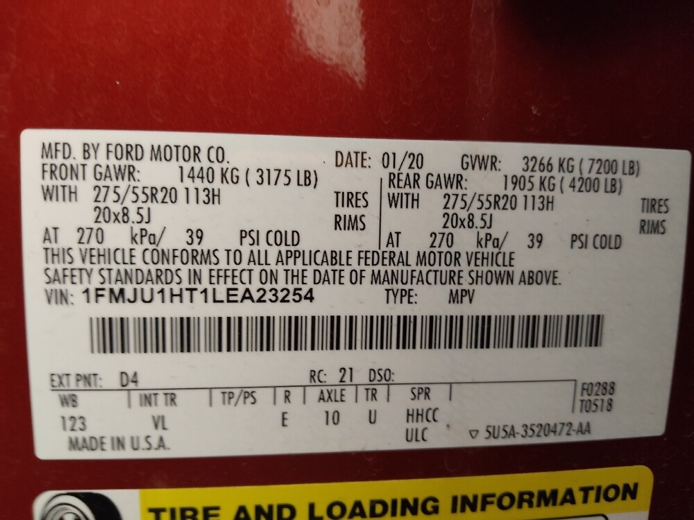 2020 Ford Expedition in Colorado Springs, CO 80909 - 18112752 33