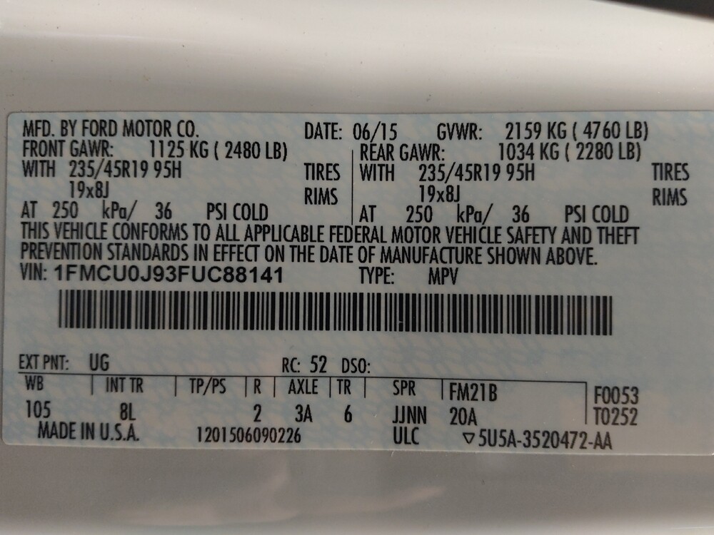 2015 Ford Escape in Houston, TX 77034 - 18112770 33