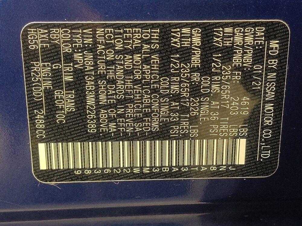 2021 Nissan Rogue in Fairfield, OH 45014 - 18112785 33