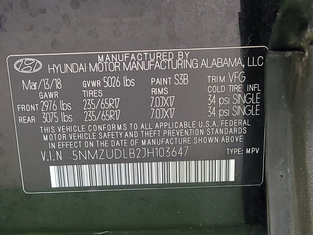 2018 Hyundai Santa Fe in Miamisburg, OH 45342 - 18112787 33