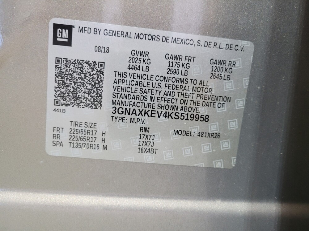 2019 Chevrolet Equinox in Columbus, OH 43228 - 18112803 33