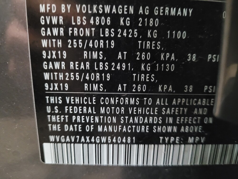 2016 Volkswagen Tiguan in New Castle, DE 19720 - 18112805 33