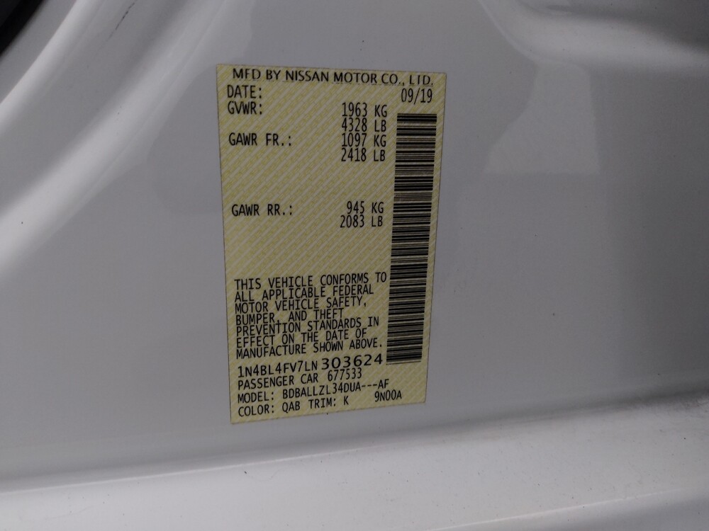 2020 Nissan Altima in Topeka, KS 66611 - 18112828 33