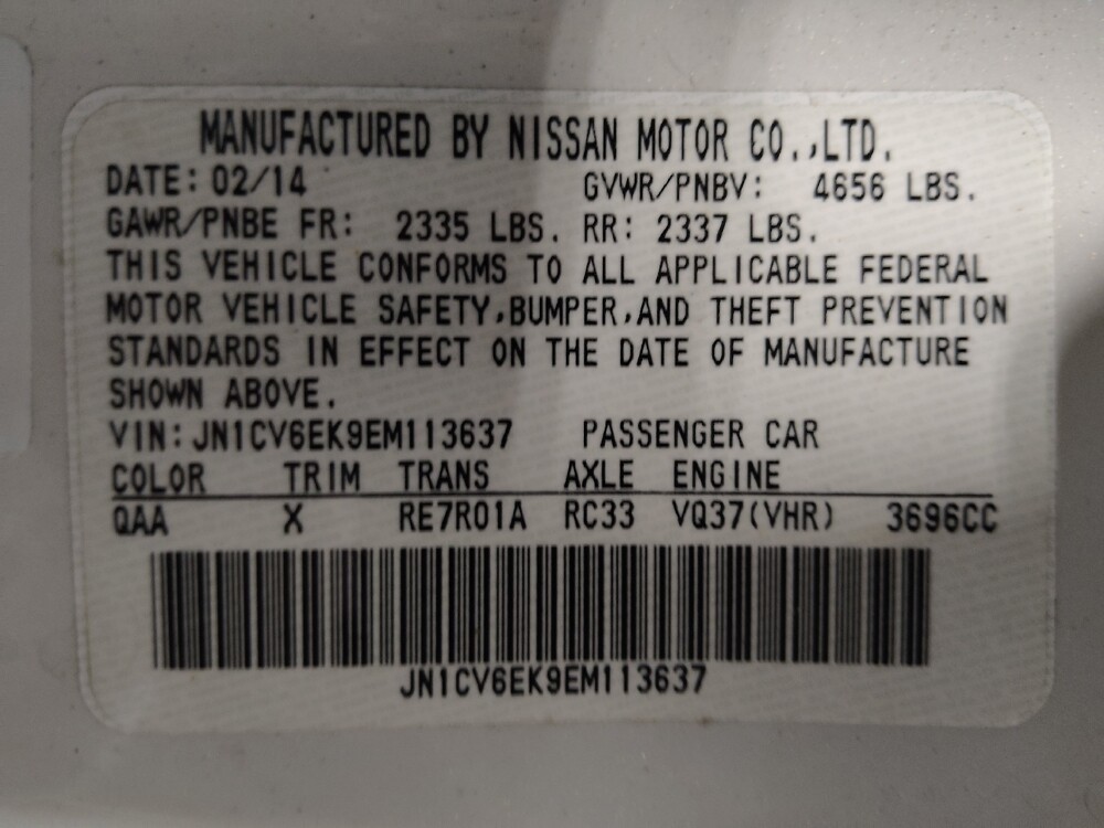 2014 INFINITI Q60 in Ocala, FL 34471 - 18112855 33