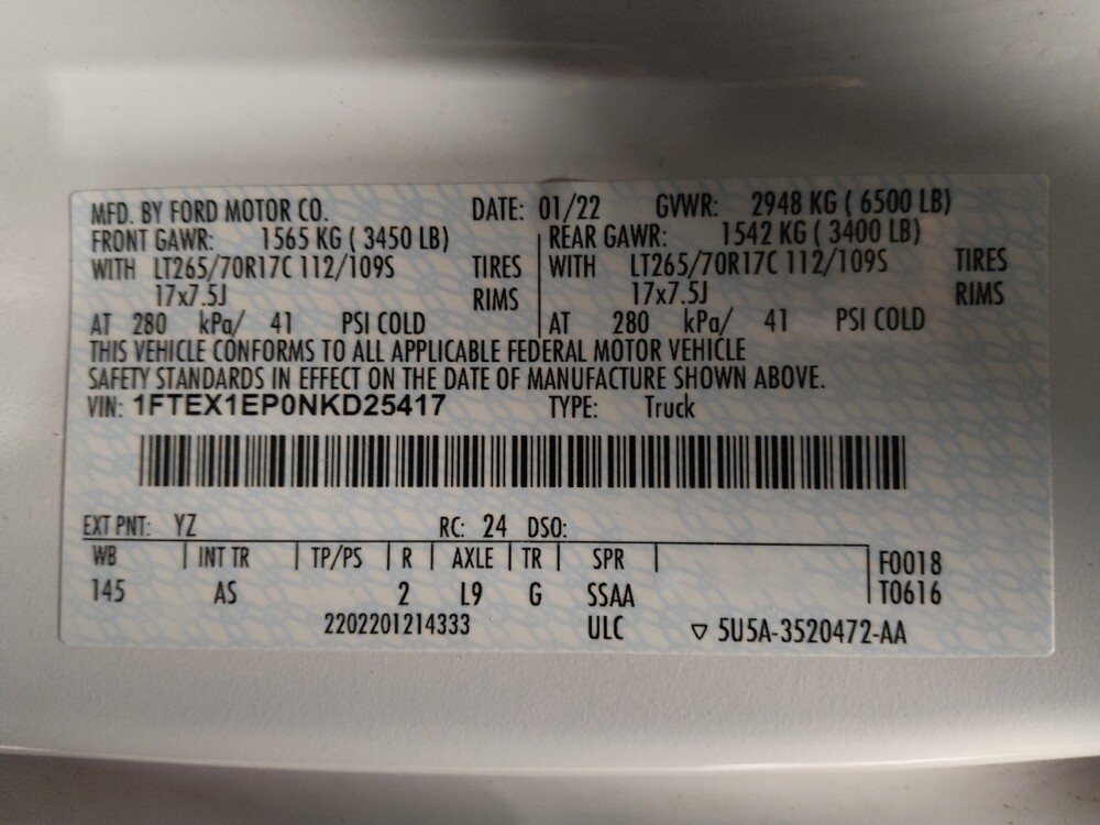 2022 Ford F150 in Ocala, FL 34471 - 18112865 33