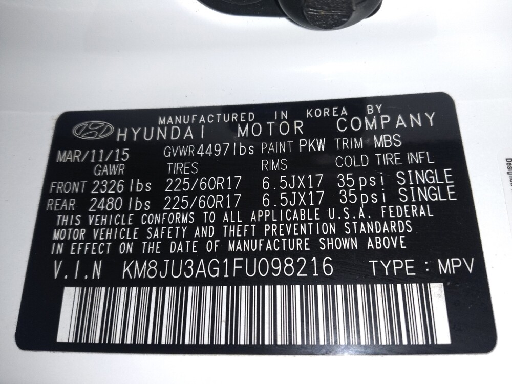 2015 Hyundai Tucson in Sanford, FL 32773 - 18112876 33
