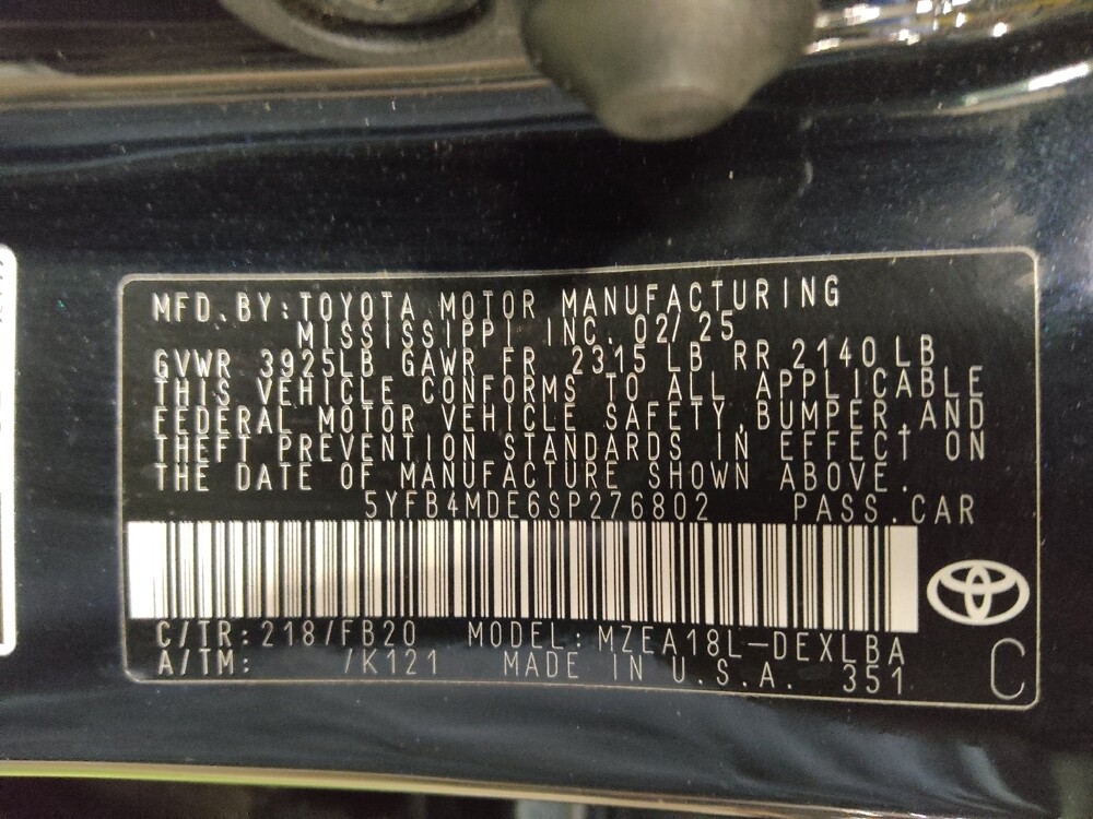 2025 Toyota Corolla in Arlington, TX 76011 - 18112881 33