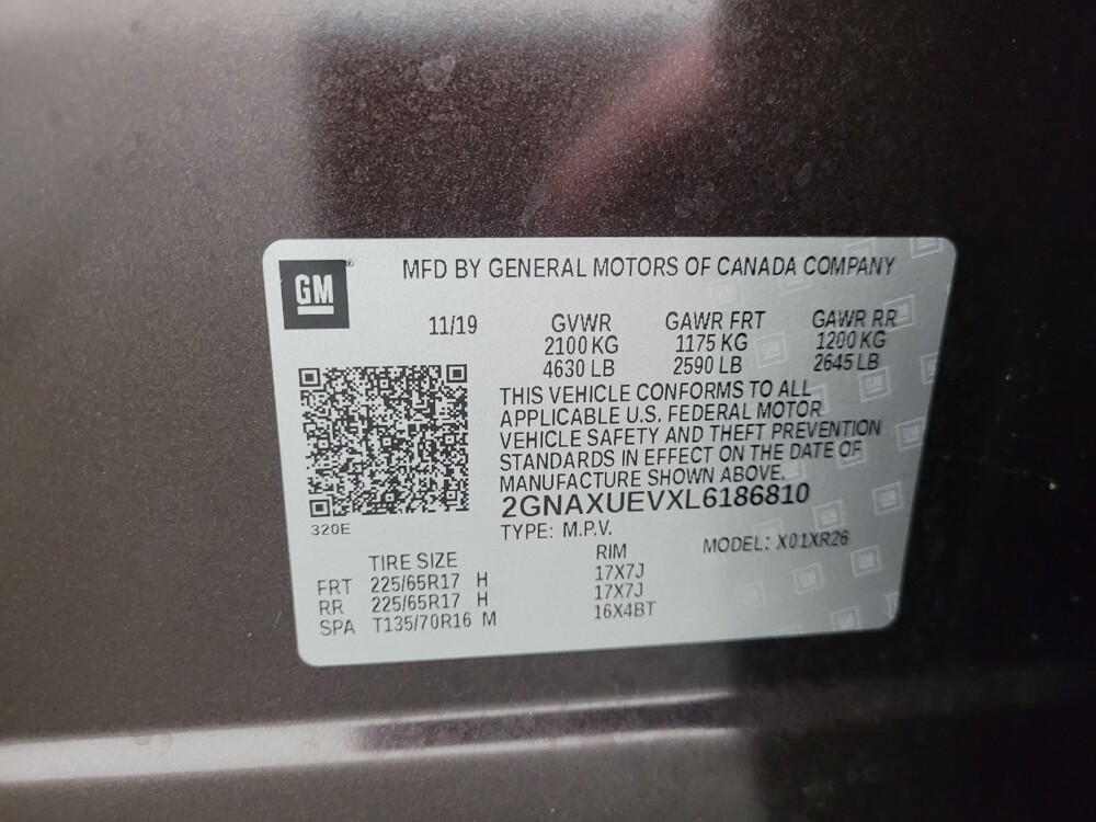 2020 Chevrolet Equinox in Pittsburgh, PA 15236 - 18112896 33