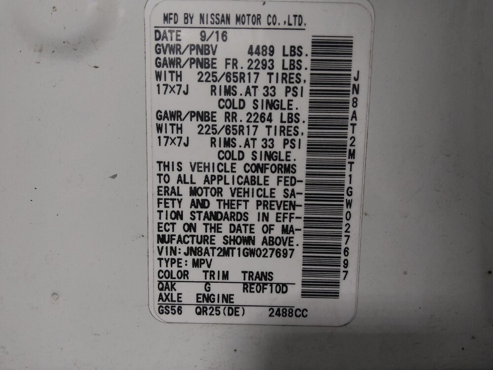 2016 Nissan Rogue in Knoxville, TN 37923 - 18112908 33