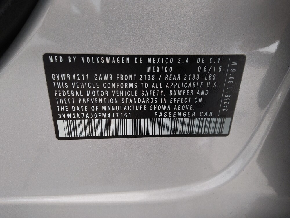 2015 Volkswagen Jetta in Union City, GA 30291 - 18112915 33