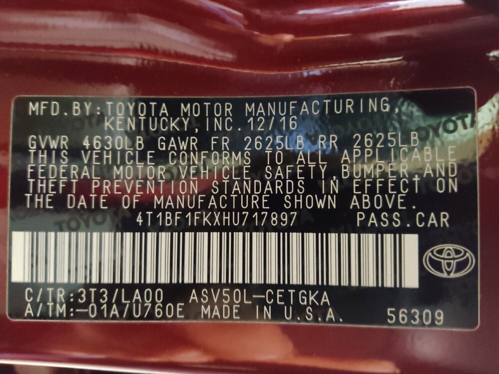 2017 Toyota Camry in Greensboro, NC 27407 - 18112919 33